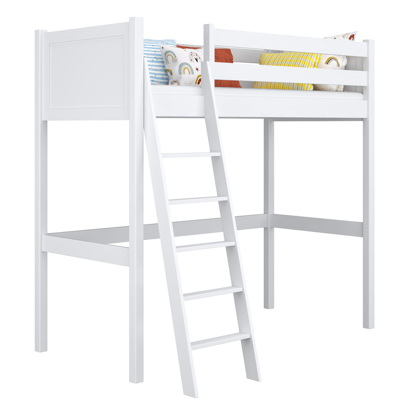 mezzaninseng N04 træ, specialfarve RAL/NCS – massivt træ, Nizio