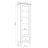 Oak display cabinet 1S 57 Scandi oak natural