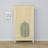 Pine wardrobe 2D1S Scandi clear pine