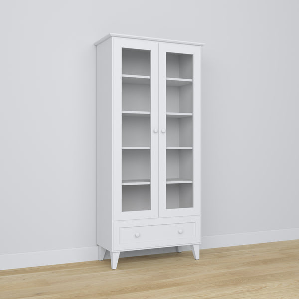 Wooden display cabinet 1S 90 Scandi white