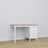 Wooden desk 3S Scandi white / natural oak