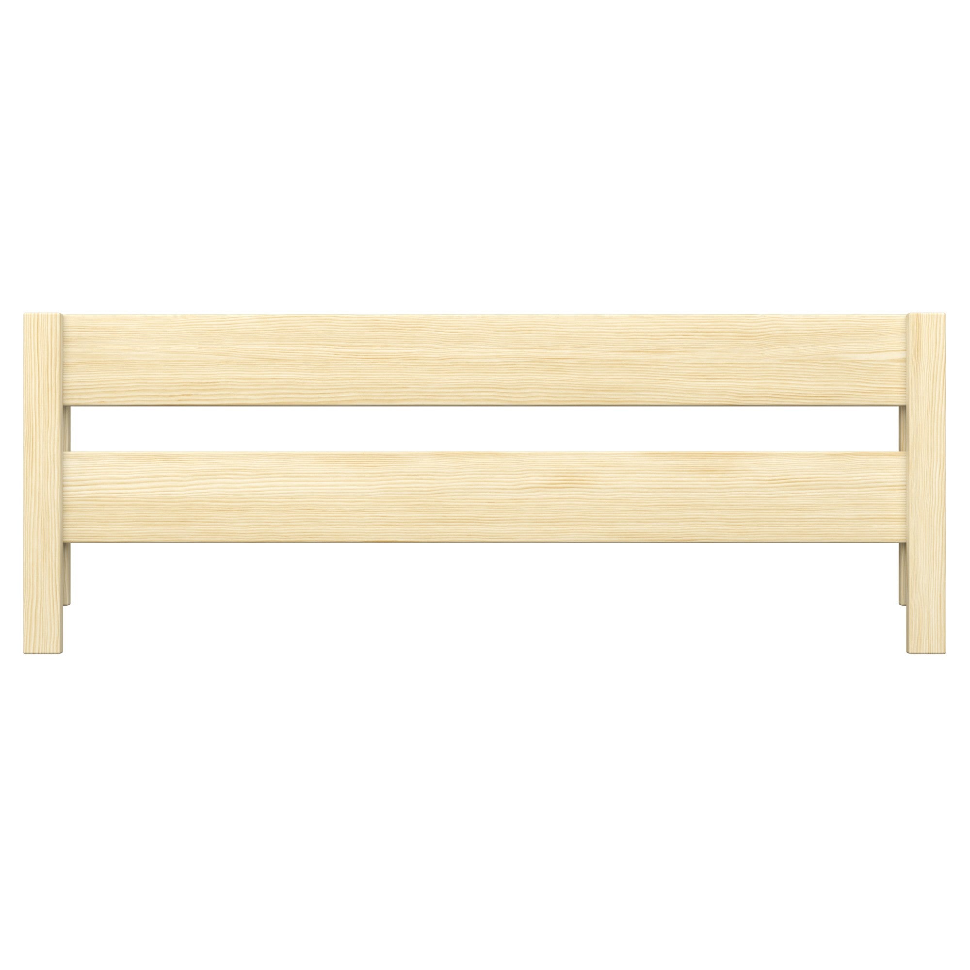 Bed fall protection | clear pine
