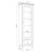 Oak display cabinet 1S 57 Scandi oak natural