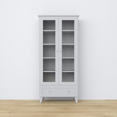 Wooden display cabinet 1S 90 Scandi grey