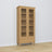 Oak display cabinet 1S 90 Scandi oak natural