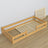 Low Bed Natural Pine Wooden – Dimensions and Diagram, Nizio