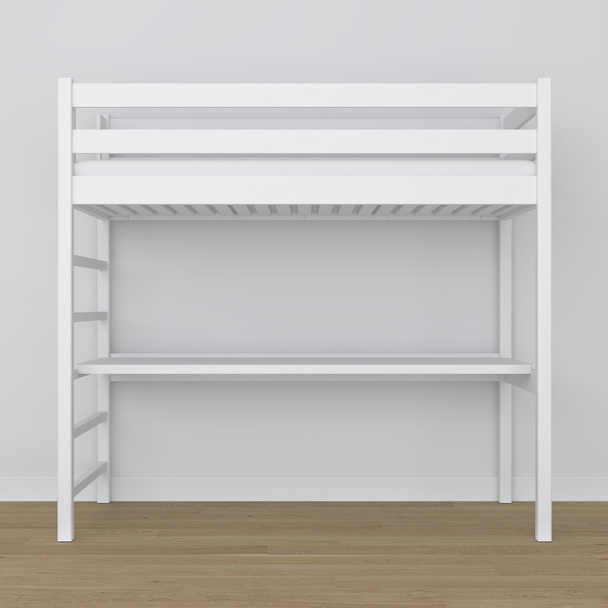 loftseng med skrivebord N01 RAL/NCS – træ, farve der matcher interiøret, Nizio Home