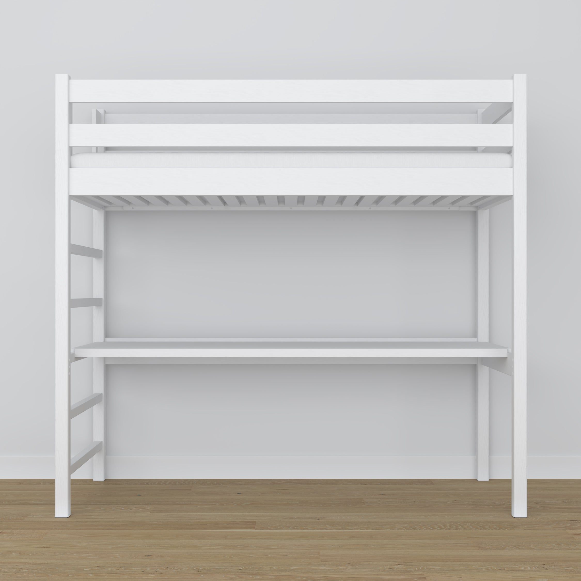 loftseng med skrivebord N01 RAL/NCS – træ, farve der matcher interiøret, Nizio Home