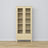 Display cabinet with drawer pine clear pine 90 cm – living room, Scandinavian style Nizio