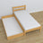 Nizio pine slatted base for bed with drawer – durable support base