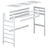 Black and Oak Wooden Loft Bed – Children’s Room Proportions, Nizio