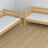 Natural Pine Wooden Bunk Bed – Dimensions and Diagram, Nizio