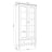Oak display cabinet 1S 90 Scandi oak natural