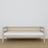 Sovesofa i eg, bleget eg - detaljer af træ og fuger, Nizio Home