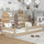 Oak low bed N02 oak bleached