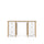 Wooden desk 6S Scandi white / natural oak
