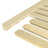 Bleached Oak Loft Bed – Slatted Frame, Side View