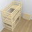 Fyrretræ stel til Nizio 3-etagers seng - slidstærk base