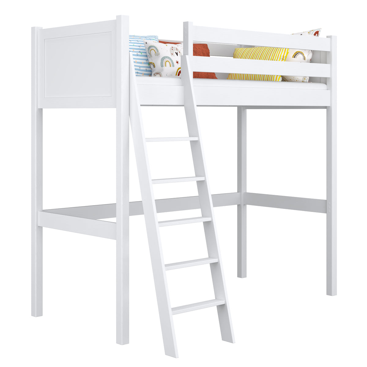 mezzaninseng N04 træ, specialfarve RAL/NCS – massivt træ, Nizio