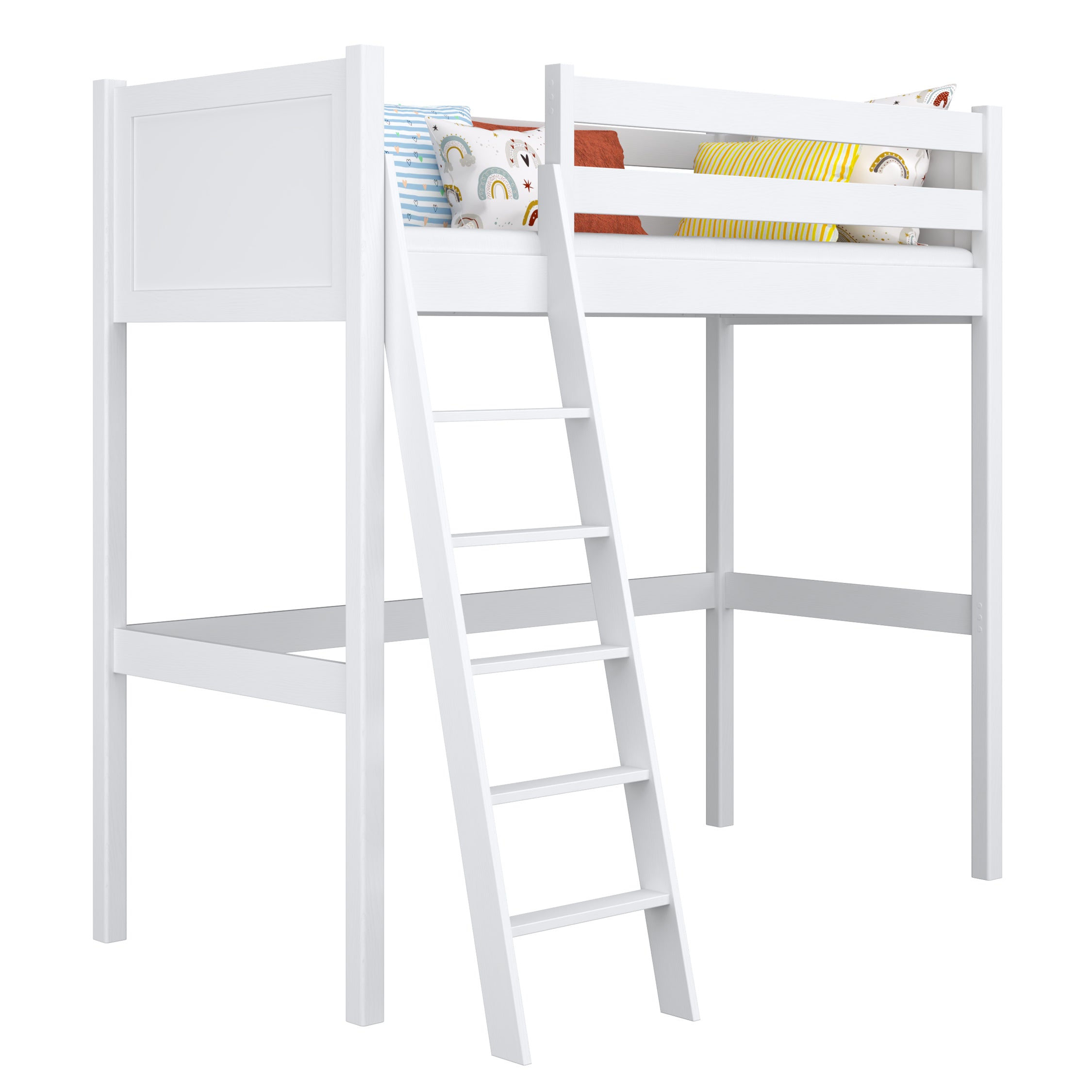 mezzaninseng N04 træ, specialfarve RAL/NCS – massivt træ, Nizio
