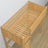 Mezzaninseng med skrivebord, træ, naturfyr - detaljer af samlinger og stiger