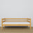 Træsovesofa, naturfyr - detaljer af træ og fuger, Nizio Home