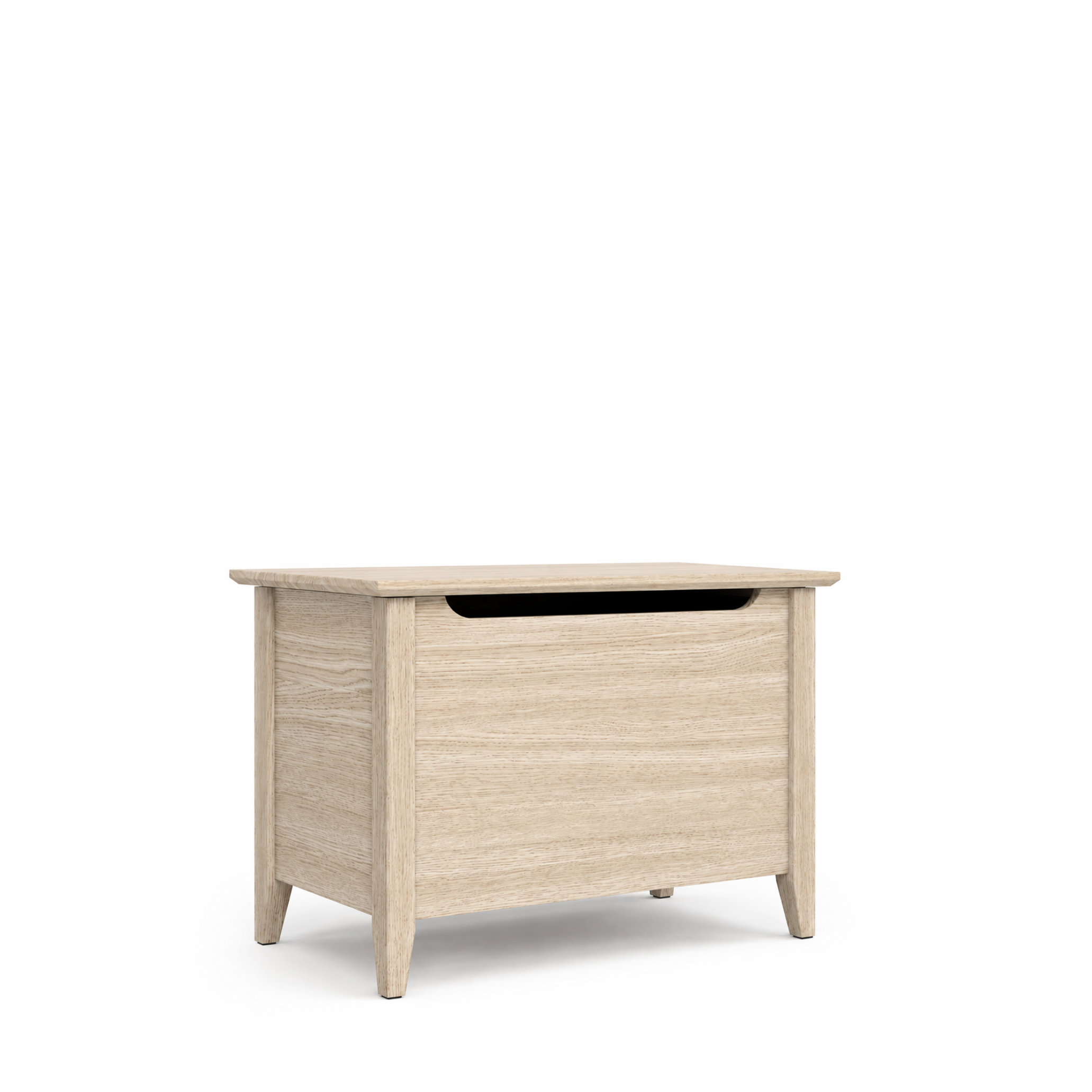 Oak chest Scandi oak bleached