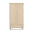 Eg garderobe 2D1S Scandi, bleget eg