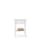 Wooden bedside table 1S N01 Scandi white