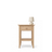 Oak bedside table 1S N01 Scandi oak natural