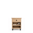Oak bedside table 1S N02 Scandi oak natural / black