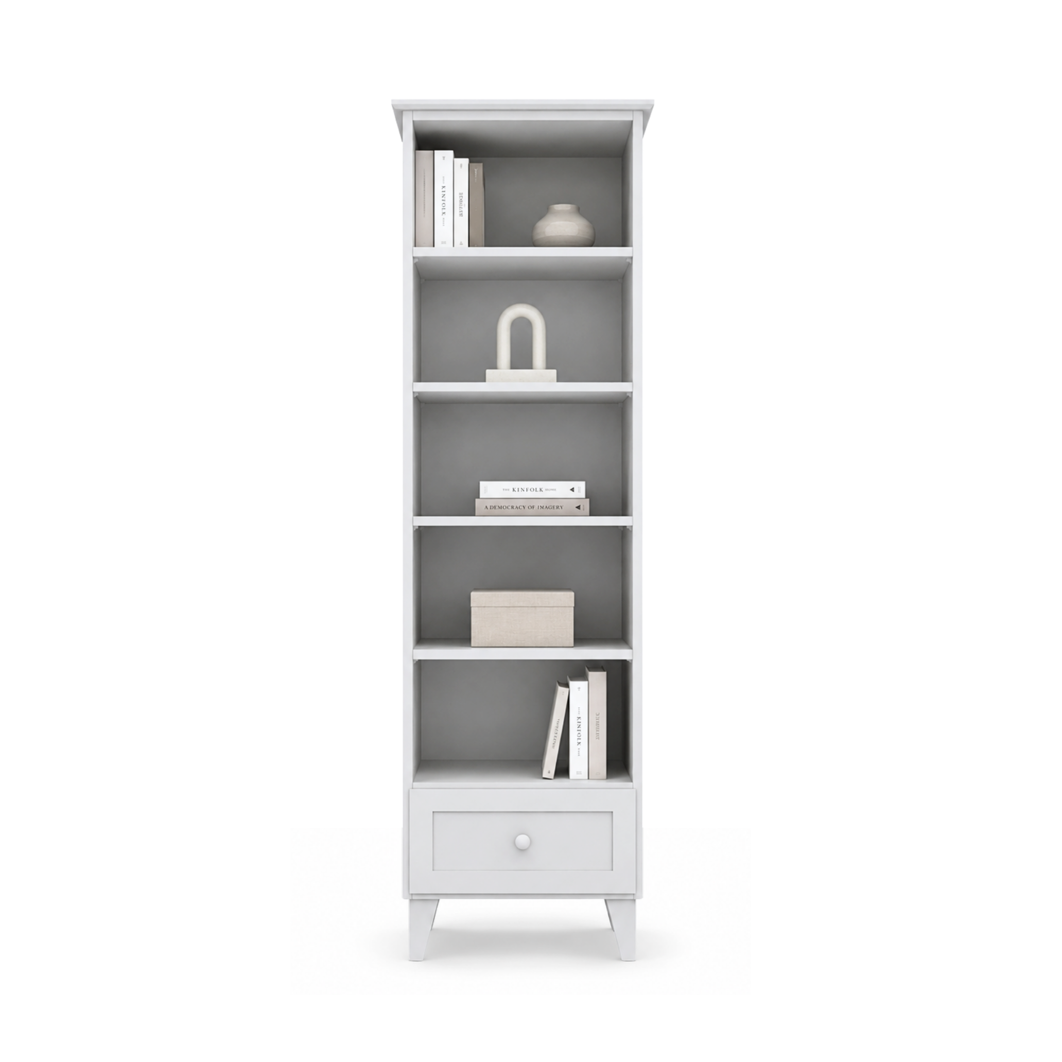 Wooden shelf 1S 57 Scandi grey
