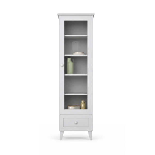 Wooden display cabinet 1S 57 Scandi grey